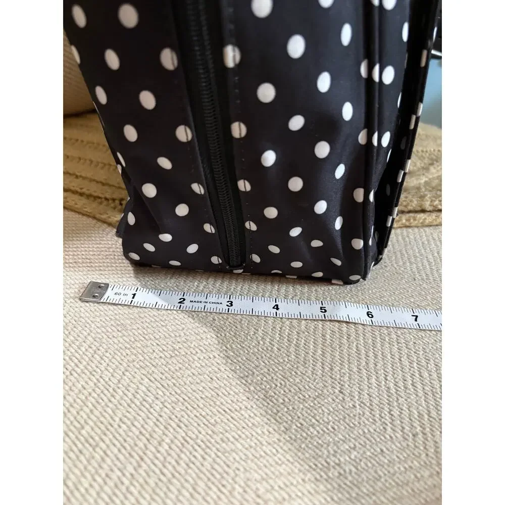 JuJuBe Be Classy Structured Multi-Functional Diaper Bag Black White Polka Dot